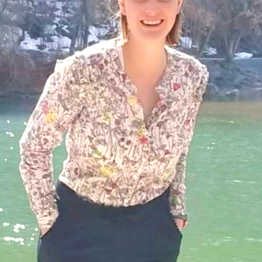 Colorful Floral Button Down - Picture 2 of 9